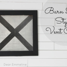 Exciting news and a DIY decorative vent cover tutorial