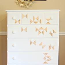 Flights of Fancy: A Quilted Veneer Dresser