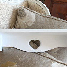 General Finishes Snow White Heart Shelf